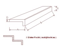 Zeichnung Winkelstufe